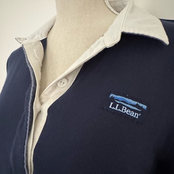 L.L. Bean Dark Blue Rugby | Hardly Worn - Picture 2 of 8